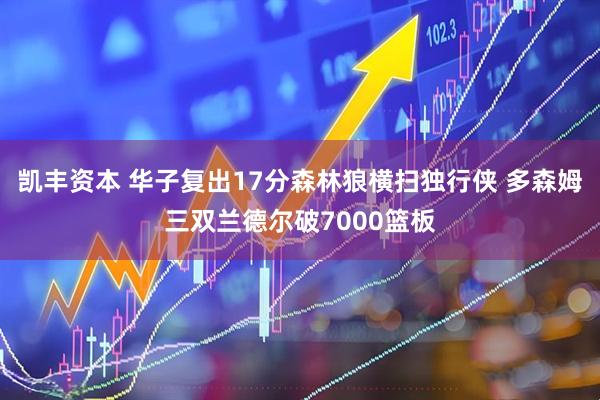 凯丰资本 华子复出17分森林狼横扫独行侠 多森姆三双兰德尔破7000篮板
